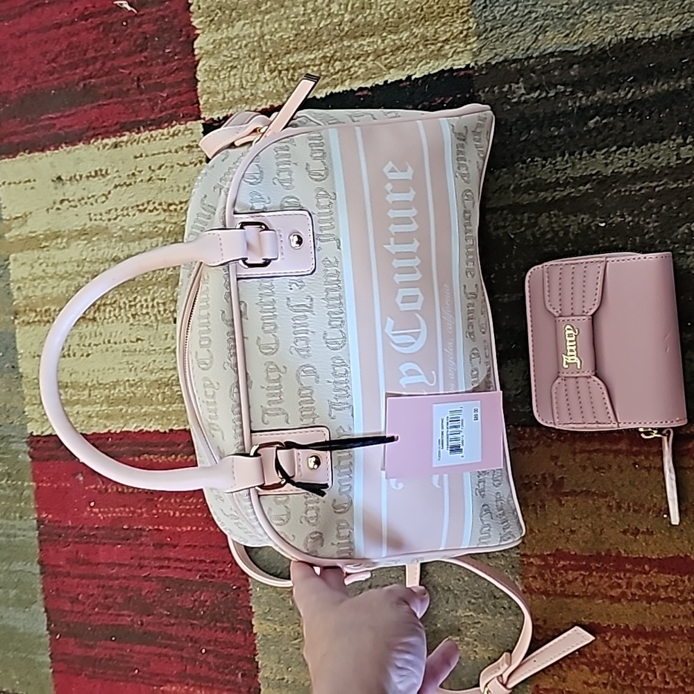 NWT Juicy Couture bowler bag  and matching wallet